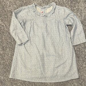 Kayce Hughes blue floral long sleeve dress size 2